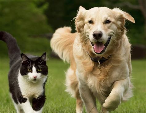 Pes a mačka spoločne odpočívajú