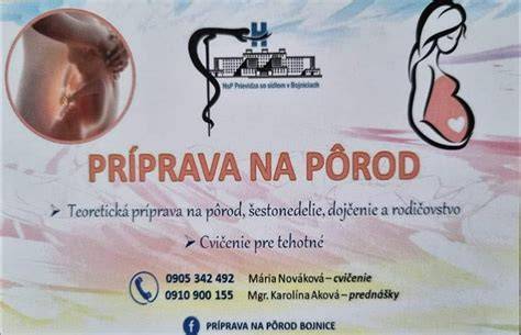 Schéma priebehu gravidity a prípravy na pôrod