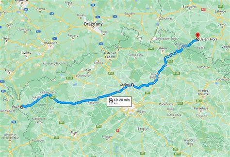 Mapa: Trasa Shelbyho dobrodružstva