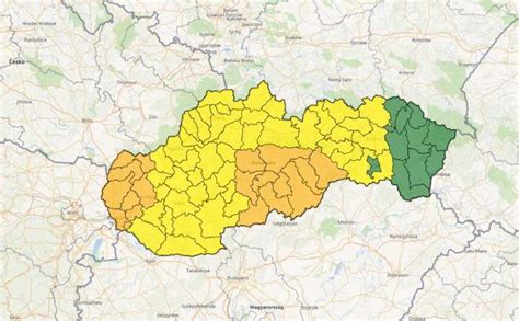 Mapa Slovenska s vyznačenými regiónmi, kde sú aktívne ponuky chovateľov srnčieho ratlíka