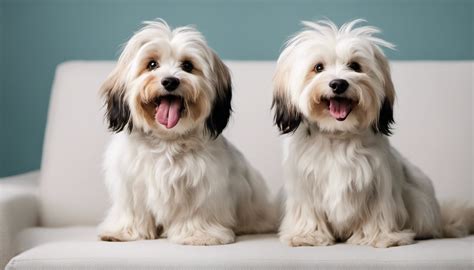 Mladý bišon havanský hrajúci sa vonku