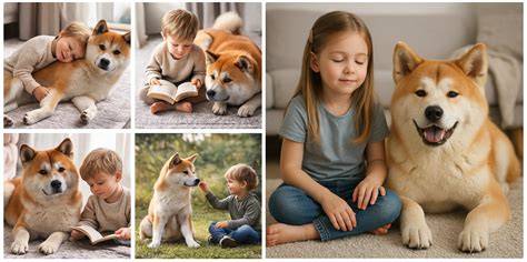 Infografika: Charakteristiky Akita Inu - temperament, socializácia, potreba pohybu