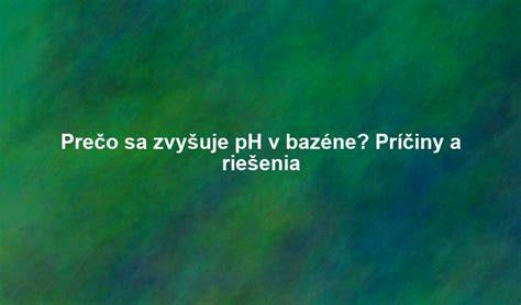 Infografika: hodnoty pH a chlóru v bazéne pre psov