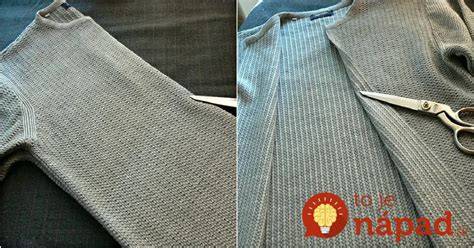 Obr: Pelech zo svetra - jednoduchý upcycling postup