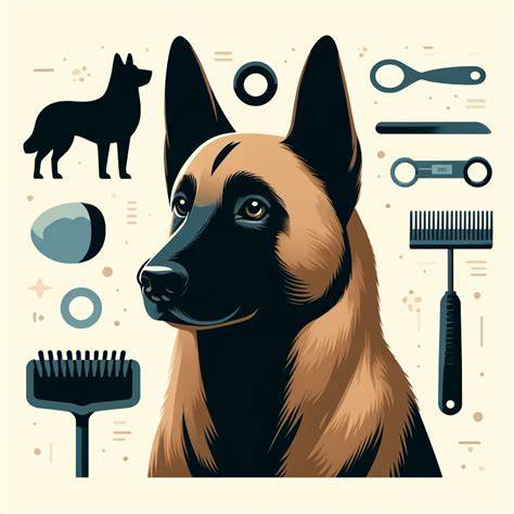 Infografika: zloženie výživy pre belgického ovčiaka Malinois