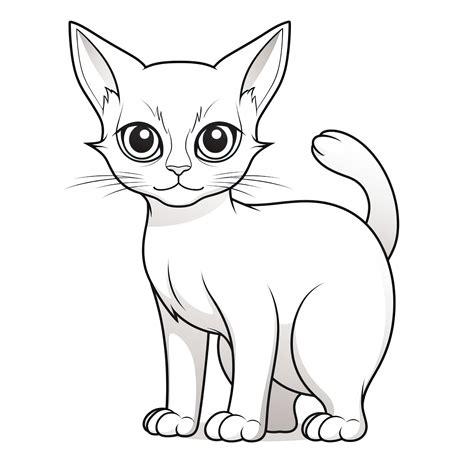 Ilustrácia psa a mačky, pripravená na vyfarbenie