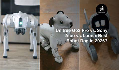 Go2 a Aibo - vizuálne porovnanie funkcií