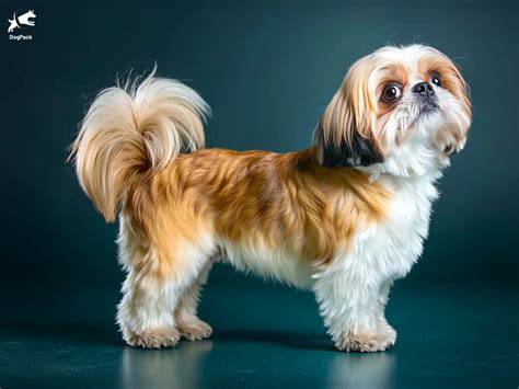 Čínske imperiálne prostredie s plemenom Shih Tzu