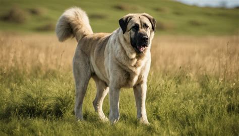 Pes plemena Kangal pri stáde oviec