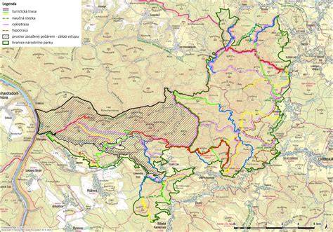 Mapa lesov s vyznačením vyhradených ohnísk a ohľaduplného správania počas pikniku