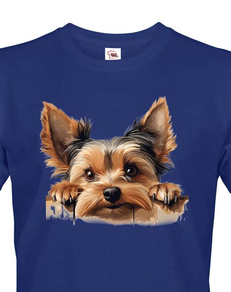 Tričko s 3D potlačou Yorkshire Teriér