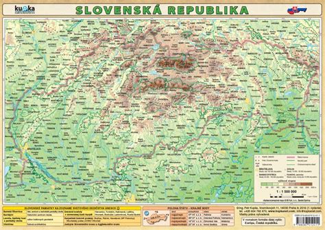 Mapa Slovenska s vyznačenými oblasťami chovu psov