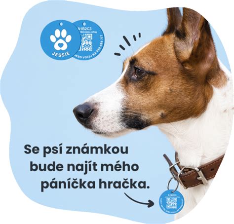 Ilustrácia označenia psa známkou