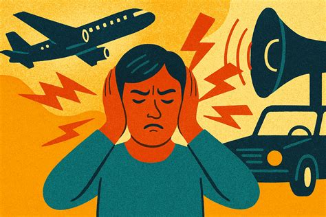 Ilustrácia psa reagujúceho na hluk