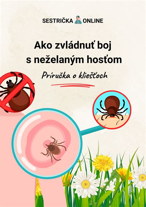 Infografika o kliešťoch a ich prenášaných chorobách