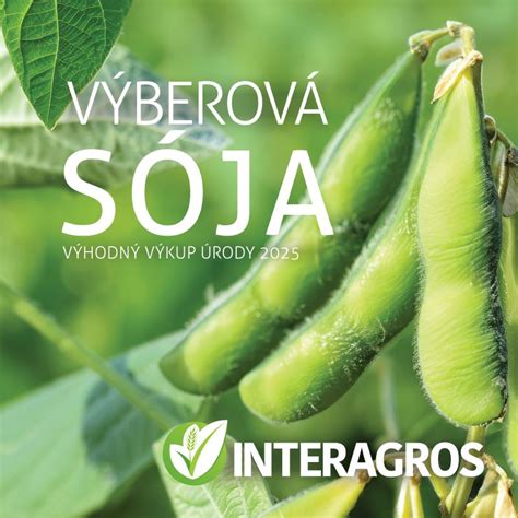 Grafika s nutričnými hodnotami sóje