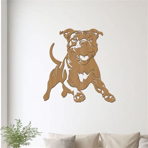 Silueta stafordšírskeho teriéra