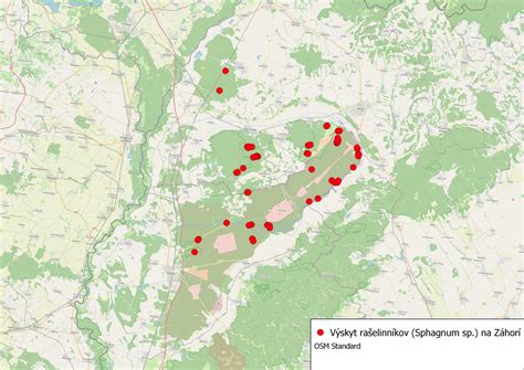 Mapa zobrazujúca ideálne umiestnenie útulku mimo obytných oblastí