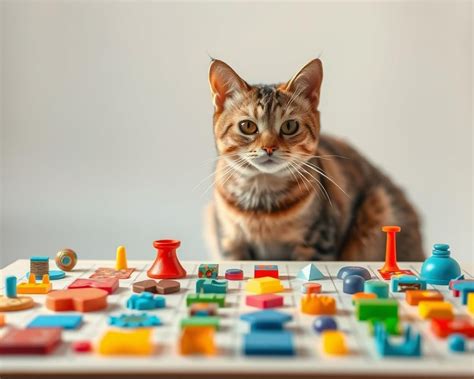 Ilustrácia interaktívnej hry pre mačky s myšou na obrazovke.