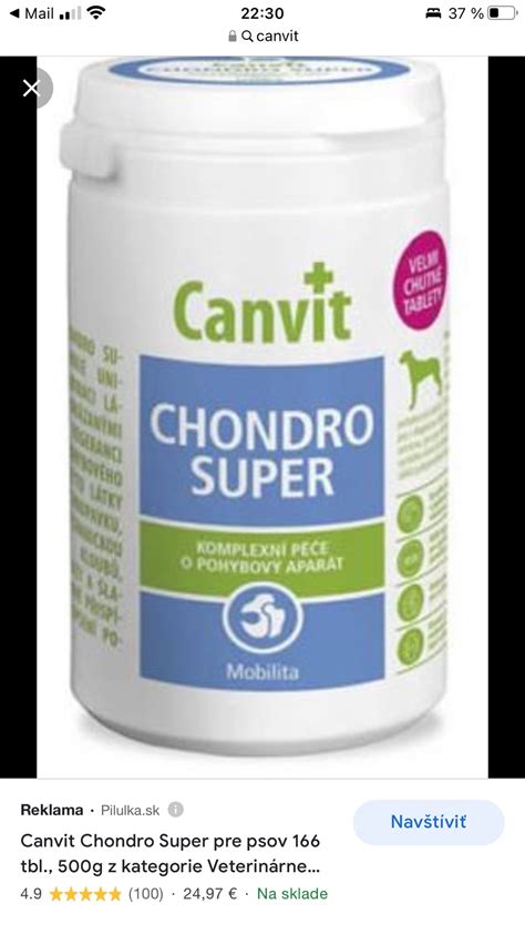 Pes s viditeľným krívaním na zadnú nohu