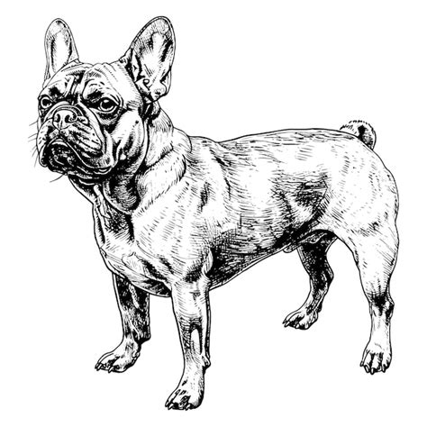 Ilustrácia psa buldoga