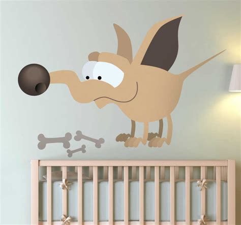 Ilustrácia psa s kosťou