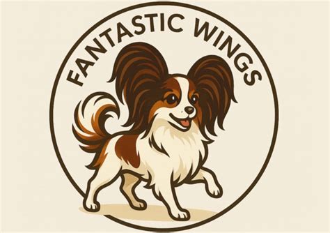 Papillon s charakteristickými 