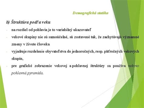 Štruktúra výstavných tried podľa veku