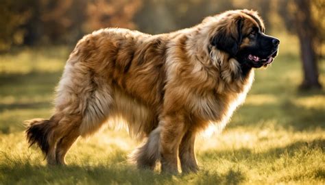 Pes plemena Leonberger s leví hrivou