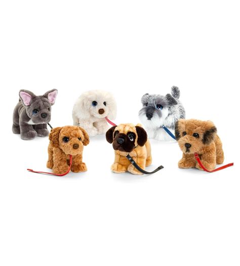 Plyšový interaktívny psík s vodítkom