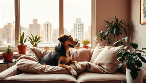 Infografika zobrazujúca výhody chovu psa v byte