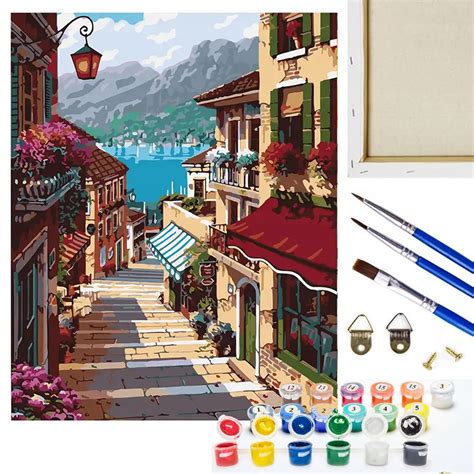 Hotový obraz namaľovaný podľa čísel