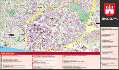 Mapa Bratislavy s vyznačenými vodnými plochami vhodnými pre psov