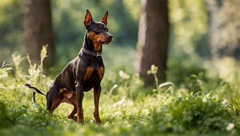 Nemecký pinč v interiéri