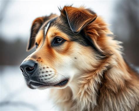 Štruktúra srsti veľkého psa