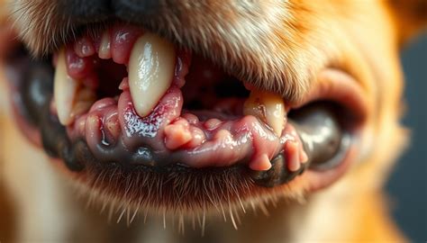 Zápal ďasien u psa