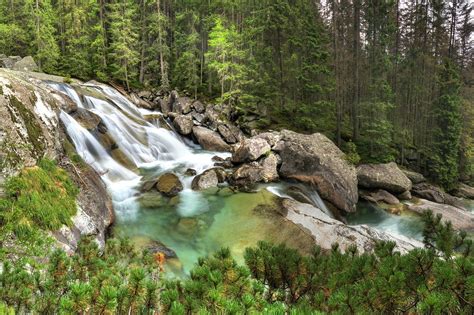 Studenovodské vodopády vo Vysokých Tatrách