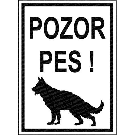 Ukážka rôznych výstražných tabuliek s nápisom 