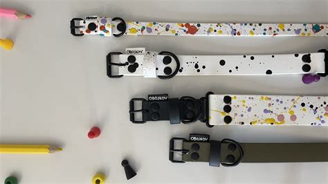 Materiály na výrobu psích obojkov