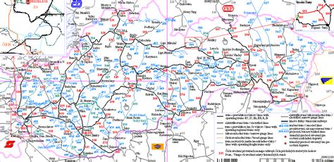 Mapa východného Slovenska s vyznačenými oblasťami Kráľovského Chlmca a Veľkých Kapušian