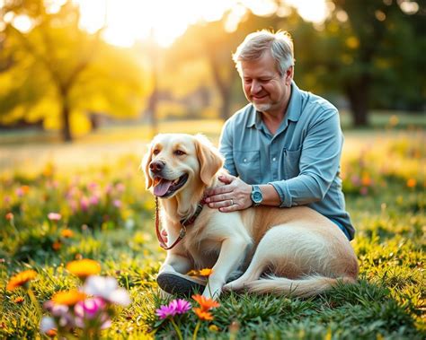 Obrázok majiteľa psa cvičiaceho so psom