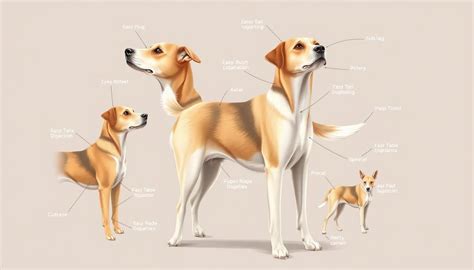 Ilustrácia rôznych signálov tela psa