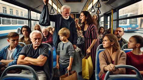 Rodina cestujúca v prerobenom autobuse