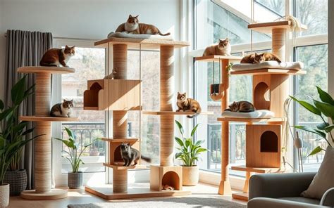 Rôzne typy pelechov pre mačky