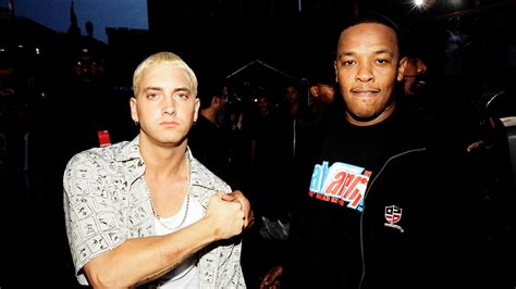 Dr. Dre a Eminem v štúdiu