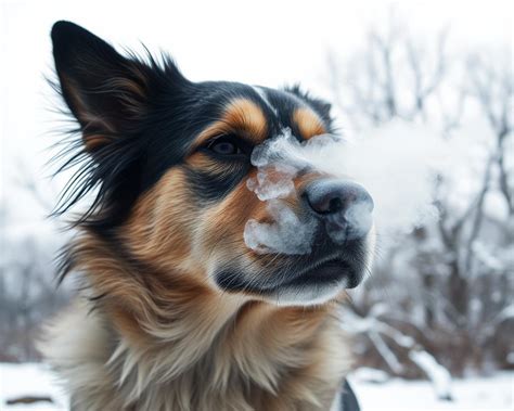 Pes dychčí v horúcom počasí