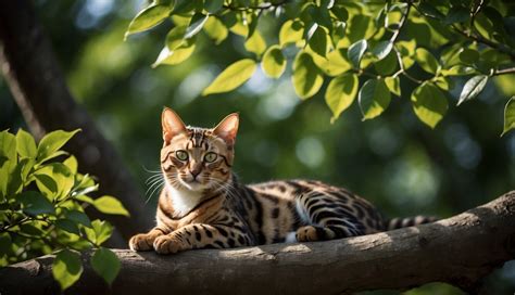 Bengálska mačka hrá sa s loptičkou