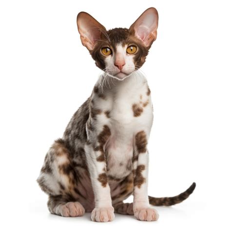 Cornish rex hrá sa s hračkou