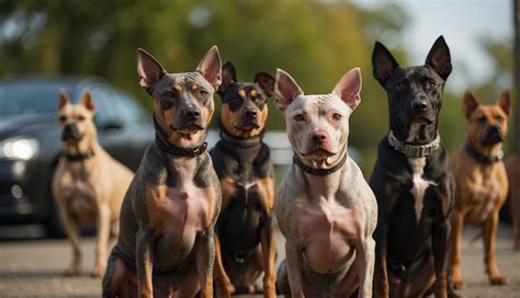 Ilustrácia troch psov s rôznymi farbami srsti