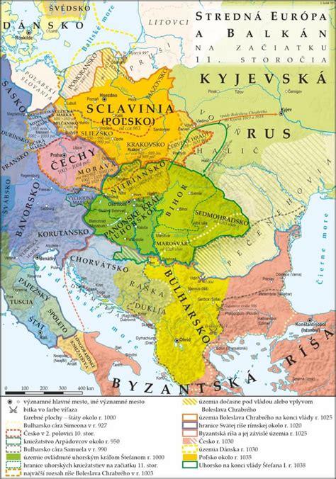 Mapa znázorňujúca cestu Vítka a jeho psov